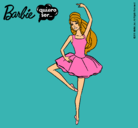 Dibujo Barbie bailarina de ballet pintado por oasis