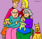 Dibujo Familia pintado por asd5678