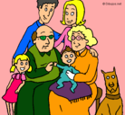 Dibujo Familia pintado por TIJO