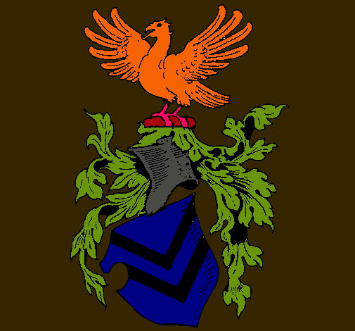 Escudo de armas y aguila 