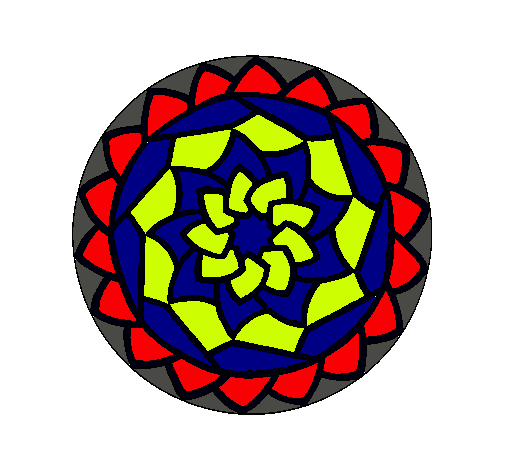 Dibujo Mandala 1 pintado por cristian20