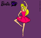 Dibujo Barbie bailarina de ballet pintado por barbie589