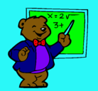 Dibujo Profesor oso pintado por pablos600000