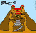 Dibujo Imaginext 12 pintado por danielet