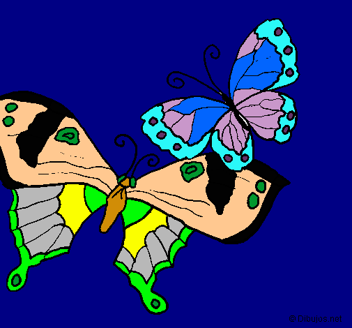 Dibujo Mariposas pintado por eduard