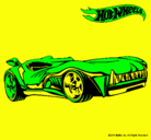 Dibujo Hot Wheels 3 pintado por pavo