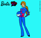 Dibujo Barbie piloto de motos pintado por irika-