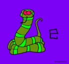Dibujo Serpiente pintado por guanlonk