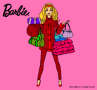 Dibujo Barbie de compras pintado por hjmk