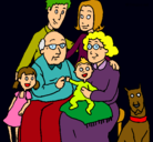 Dibujo Familia pintado por jolp