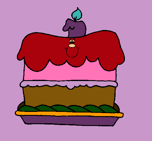 Pastel de cumpleaños