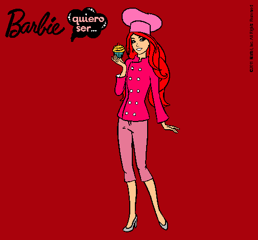 Dibujo Barbie de chef pintado por Anita_11
