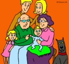 Dibujo Familia pintado por bruni