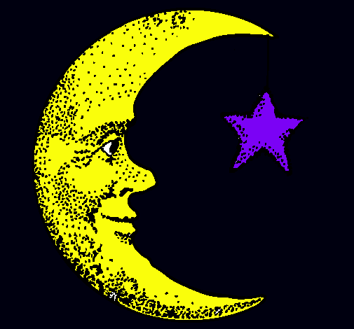 Luna y estrella