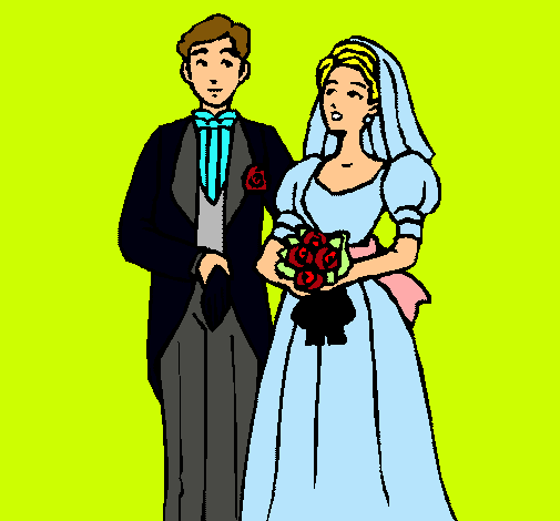 Dibujo Marido y mujer III pintado por rosal