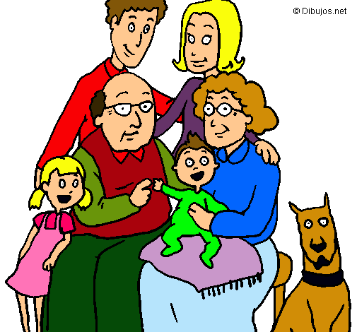 Dibujo Familia pintado por grettel21