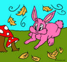 Dibujo Conejo pintado por alisha