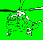 Dibujo Helicóptero al rescate pintado por eriktruji