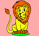 Dibujo León pintado por ashleyp