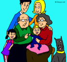 Dibujo Familia pintado por sofiabigail