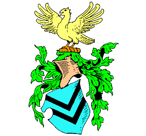 Escudo de armas y aguila 