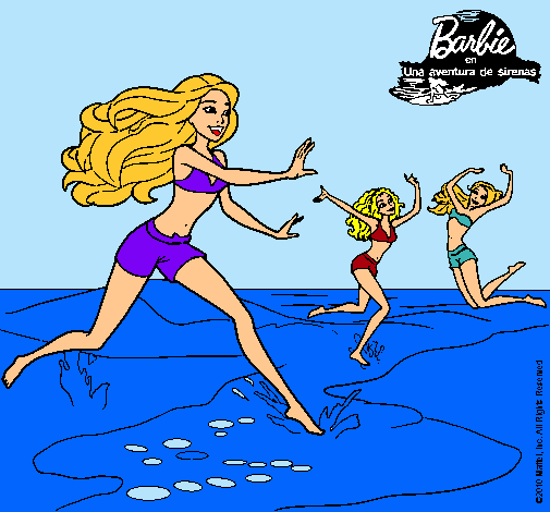 Barbie de regreso a la playa