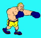 Dibujo Boxeador pintado por wwyy