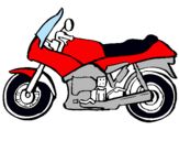 Dibujo Motocicleta pintado por nikson