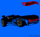 Dibujo Hot Wheels 3 pintado por martinko