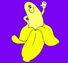 Dibujo Banana pintado por lusila