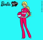 Dibujo Barbie piloto de motos pintado por PILOTA