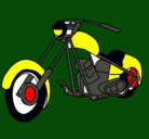 Dibujo Moto pintado por cristian14