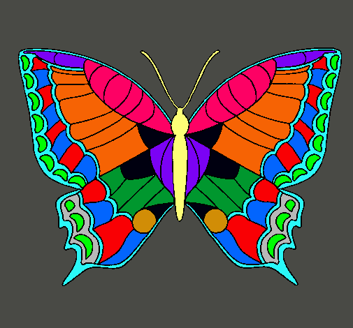 Dibujo Mariposa pintado por 37124