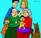 Dibujo Familia pintado por julyyyyy