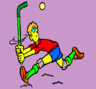 Dibujo Jugador de hockey sobre hierba pintado por samuelito2