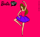 Dibujo Barbie bailarina de ballet pintado por miraya