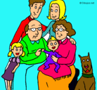 Dibujo Familia pintado por lafamilia
