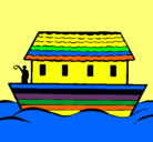 Dibujo Arca de Noe pintado por jocelynale