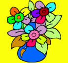 Dibujo Jarrón de flores pintado por m8n6ca