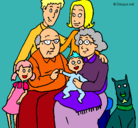 Dibujo Familia pintado por luisfabian