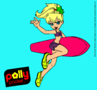 Dibujo Polly Pocket 3 pintado por chatita