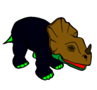 Dibujo Triceratops II pintado por romeo