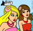 Dibujo Barbie y su amiga pintado por 648barbie