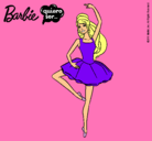 Dibujo Barbie bailarina de ballet pintado por yineidys