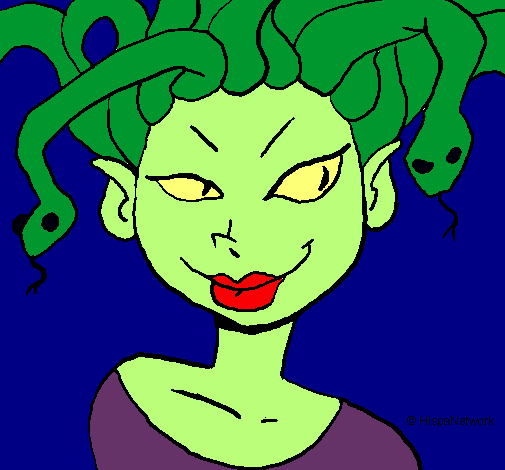 Mujer medusa