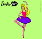 Dibujo Barbie bailarina de ballet pintado por MPAZ