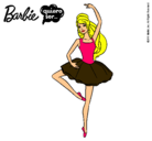 Dibujo Barbie bailarina de ballet pintado por dianana