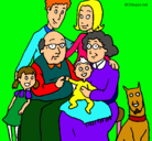 Dibujo Familia pintado por prp2