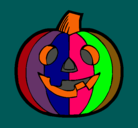 Dibujo Calabaza IV pintado por critina