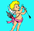Dibujo Cupido pintado por lianis